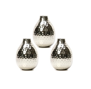 Trusted Manufacturer Designer Aluminum Flower <b>Vase</b> <b>Decorative</b> Home Accent Stylish Lightweight Durable Modern Centerpiece Design - Product Image 2