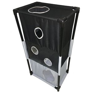 Kitty Square Tiragraffi e Albero per Gatti Morbido Pieghevole, Robusto, per Gioco Attivo, con Percorso a Ostacoli, Cuccia da Viaggio Pieghevole per Animali Domestici - Product Image 2