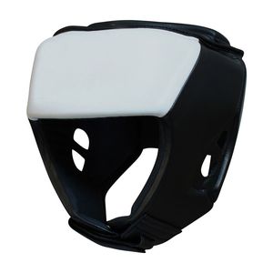 Nouveauté : protège-tête confortable en cuir PU avec logo personnalisé pour la boxe, le karaté, le MMA et le Muay Thai, fermeture auto-agrippante. - Product Image 1
