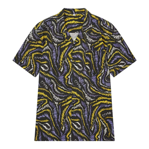 Factory Direct Sale Vacation Wholesale Mens Hawaiian <b>Shirts</b> Custom Printed Cotton <b>Button</b> Down <b>Shirts</b> - Product Image 5