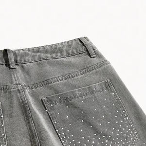 Pantalones Cortos MA con Pedrería para Hombre, Nuevos, Cosidos, Hechos a Medida, Cómodos, Antiarrugas, de Primera Calidad, con Precio al por Mayor - Product Image 2