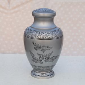 Urna Funeraria de Aluminio Esmaltado Tradicional para Mujer, de Alta Calidad, Personalizada, Moderna y Duradera, para Cenizas Humanas - Product Image 1