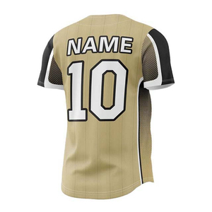 Último Diseño de Camiseta de Béisbol de Manga Corta para Hombre, Precio Económico, Color Sólido, Talla Personalizada, Impresión Digital en Venta - Product Image 4