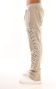 Conjunto deportivo de forro polar para hombre, estilo urbano, grafiti, oversize, corte holgado, con cintura acanalada, de la marca Superior International. - Product Image 5