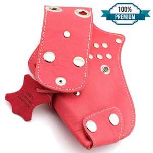 High Quality Leather Barber Scissor <b>Pouch</b> Professional Salon Stylist Tool Belt Holster For Hair Shears LBSH-0012 - Product Image 2