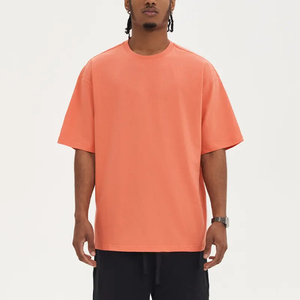 T-shirt pour homme de haute qualité 100% coton, col rond, logo personnalisé imprimé, respirant, écologique, surdimensionné, manches courtes - Product Image 1
