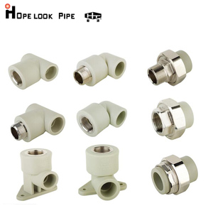 Bouchons de tuyaux PPR série 1/2 de 20x1/2"M-32x1"M, taille personnalisée en usine, noms et dimensions des tuyaux et raccords PPR - Product Image 5