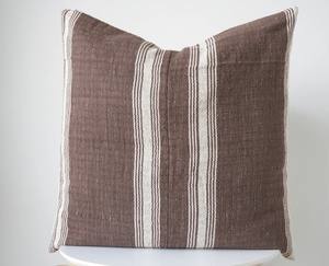 Housse de coussin décorative 100 % coton tissé à carreaux, housse de coussin de canapé en coton teint en fil à carreaux, couvre-coussin tissé à carreaux - Product Image 6