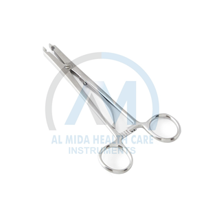 Pince à clips chirurgicaux Raney 6,25 pouces pour la neurochirurgie, clips hémostatiques, instrument manuel en acier inoxydable certifié CE - Product Image 4