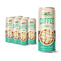 Boissons au café les plus vendues, canettes de 250 ml, café froid, fabricant vietnamien, boisson au café caféinée, marque privée, échantillon gratuit