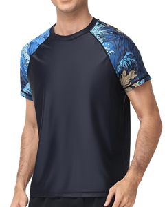 Camiseta de Natación Personalizada para Hombre, Color Sólido, 100% Algodón, Talla Grande, Logotipo Frontal, Transpirable y Ecológica - Product Image 4