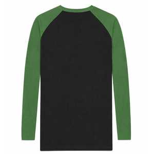 Chemise à manches longues raglan noire de la sororité Iota Phi Lambda, année de fondation 1929, manches vert émeraude, vêtements à lettres grecques, haut pour femme - Product Image 6