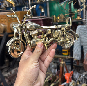 Bicicleta de Latón de Diseño Clásico, el Mejor Regalo Artesanal, Precio al por Mayor, Bicicleta de Latón Dorado Hecha a Mano, Vajilla y Adorno de Escritorio - Product Image 3