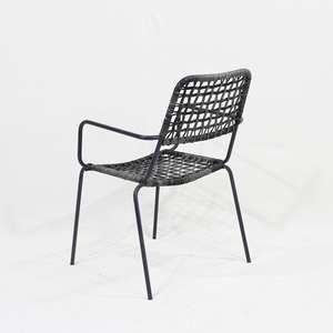 Chaise en corde empilable CH-factory pour patio et jardin, résistante aux intempéries et durable - Product Image 5