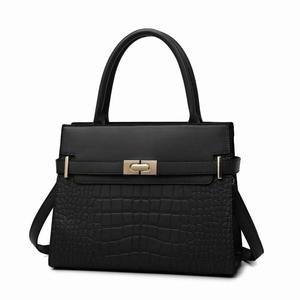 Sac à bandoulière en cuir PU pour femmes, sac messager à rabat avec chaînes, motif en treillis de diamants, fermeture à glissière classique, réglable, S - Product Image 4