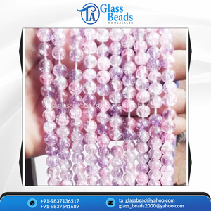 Cuentas espaciadoras de cristal craquelado premium Top 2026 - Hilo de cuentas sueltas hechas a mano asequibles para manualidades - Product Image 4