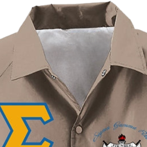 Veste coupe-vent Sigma Gamma Rho Crossing Line, vêtements personnalisés pour sororité grecque, vêtements de sport légers à fermeture éclair pour l'extérieur, vente en gros - Product Image 3