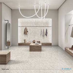 กระเบื้องพอร์ซเลนลายหินอ่อนแบบกันน้ำ ขนาด 600x600 มม. ผิวมันเงา สำหรับปูพื้นห้องนั่งเล่น รุ่นยอดนิยม - Product Image 4