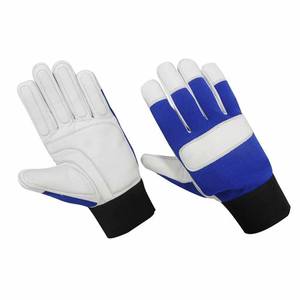 Guantes de Trabajo de Cuero de Cabra, Resistentes a la Abrasión, Protección para las Manos, Resistentes al Calor, para Construcción y Jardinería - Product Image 1