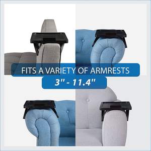 Table de canapé stable en bois |   Plateau d'accoudoir de canapé en bois massif écologique |   Fournisseur OEM personnalisé - Product Image 4