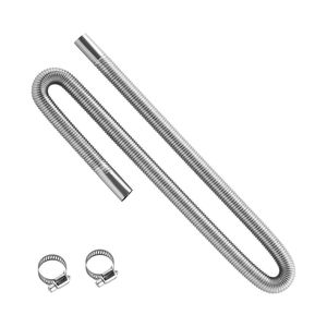 Tubo Flessibile in Acciaio Inox da 47,2 Pollici con 2 Morsetti per Riscaldatori Diesel - Product Image 1