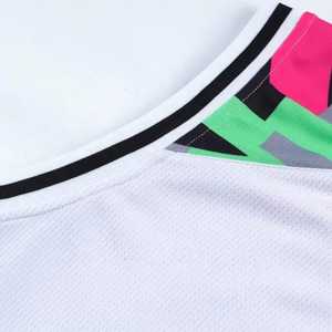 Conjunto de Uniforme de Baloncesto de Manga Corta de Alta Calidad, Camisetas y Pantalones Cortos Reversibles, Transpirables y Cómodos, con Técnicas de Impresión - Product Image 4