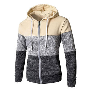 Mens Casual Streetwear <b>Zipper</b> Hoodie Soft Hooded Sweatshirt Warm <b>Jacket</b> for Autumn Winter Fashion and Daily Comfort - Product Image 1