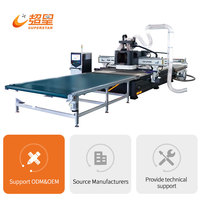 Routeur CNC 2140 ATC pour meubles, machine de découpe et de perçage de panneaux de porte avec alimentation automatique et changeur d'outils