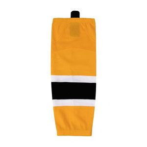 Yellow Navy Reflective <b>Leg</b> <b>Warmers</b> Solid Color Regular Fit Sports Socks - Product Image 2