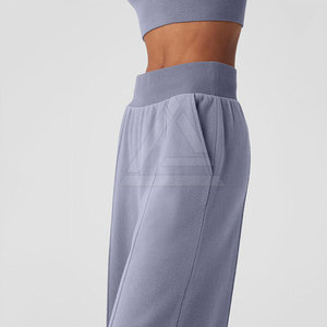 Pantalon évasé pour femme en matière légère et respirante, coupe décontractée, idéal pour le quotidien, les tenues décontractées et un usage confortable - Product Image 4