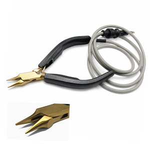 High Quality <b>Grounded</b> Needle Nose Welding Pliers Stainless Steel <b>Light</b> Weight <b>for</b> Permanent Jewelry Making DIY Jewelry Equipment - Product Image 6