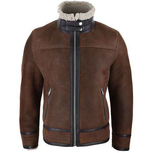 Chaquetas de Cuero de Oveja Genuinas para Hombre a Precio de Mayoreo, Chaqueta de Moda de Piel de Oveja para Hombre al Mejor Precio - Product Image 1
