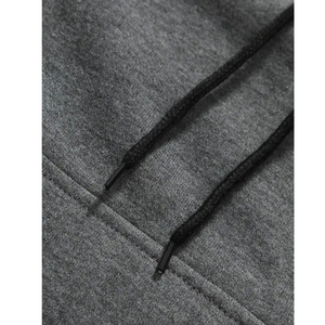 Streetwear Sweat-shirt à capuche oversize unisexe en coton épais pour la mode hivernale - Product Image 5