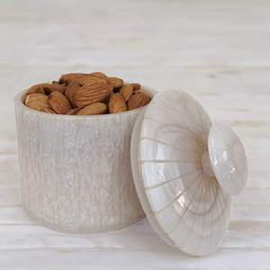 Pot de conservation alimentaire chauffable en résine à motif floral - Pliable et empilable, compatible lave-vaisselle, pour la cuisine - Product Image 6