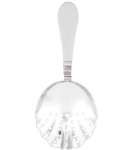 Cuchara Coladora de Acero Inoxidable Plateada con Mango Corto para Hielo, Ecológica, Herramienta de Barman con Acabado Espejo - Product Image 3