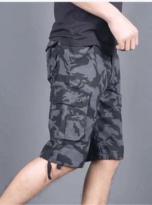 Shorts Cargo Homme Personnalisés en Toile 100% Solide, Coupe Décontractée, Coupe-Vent, Taille Haute avec Cordon de Serrage, Fabrication Pakistanaise, Vente Chaude, OEM - Product Image 2