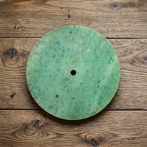 Esfera de reloj de piedra natural, aventurina verde, disco redondo y plano para kit de modificación de relojes de lujo personalizados, proveedor de esferas NH35 en India. - Product Image 4