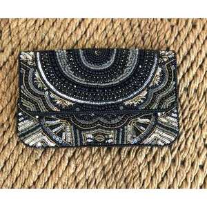 Sac à main indien coloré fait main avec perles, artisanat ethnique de luxe, style durable et tendance, accessoire de mode en cristal de qualité supérieure, sac décontracté - Product Image 4