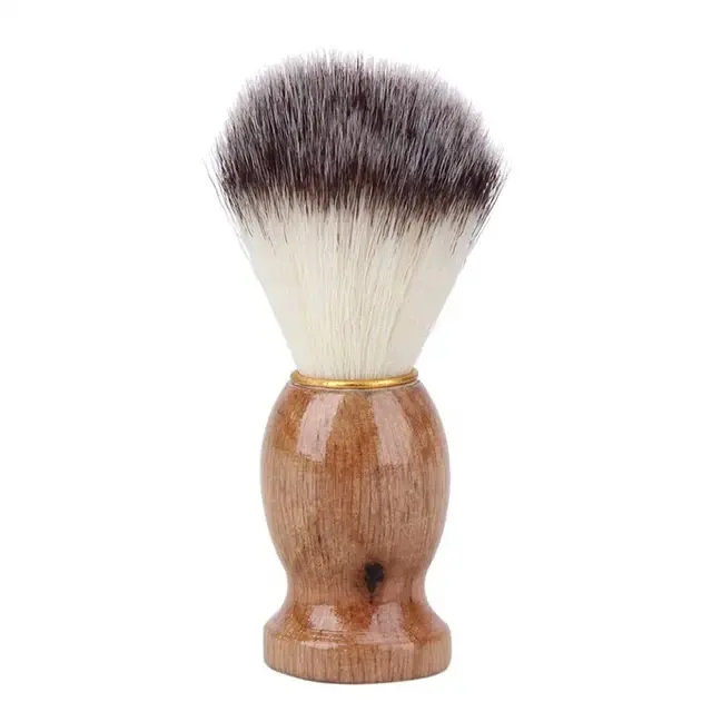 High Quality Beard brush shaving soap foaming brush men cleaning shaving for Men"s foaming beard brush