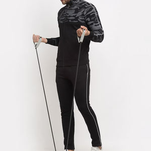 Ensemble de survêtement deux pièces pour femme, en polaire respirante, coupe-vent, séchage rapide, en polyester/coton épais, imprimé, décontracté, pour l'hiver - Product Image 4