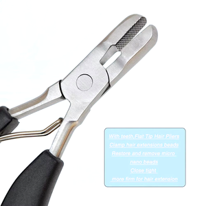Outils de pose d'extensions de cheveux de dernière génération, pinces à micro-perles, pinces à extensions de cheveux en acier inoxydable, utilisables à des fins multiples - Product Image 4