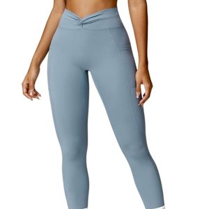 OEM ODM Women Pocket Yoga <b>Leggings</b> High Waist Tummy Control Gym Running Fitness Pants Wholesale Wear - Product Image 1