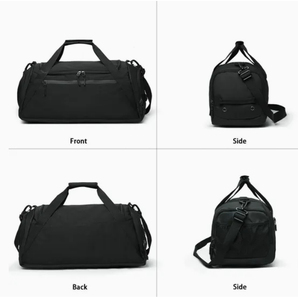 Bolsa Deportiva Unisex Personalizada con Compartimento para Zapatos, Bolsa de Viaje Impermeable para Fin de Semana, para Fitness - Product Image 2