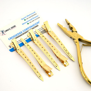 Outils professionnels pour extensions capillaires : pinces de sélection, grandes pinces bec de canard, pinces sectionneuses alligator pour le coiffage - Product Image 3