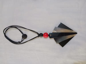 Venta al por mayor de collar de resina y cuerno de estilo bohemio joyería religiosa de moda con patrón de animales y modelos para regalos - Product Image 5