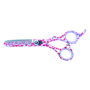 Tijeras Profesionales de Tres Orificios para Corte de Cabello con Recubrimiento en Polvo, Personalizables, Bajo MOQ, para Uso en Entrenamiento, Tijeras de Barbero - Product Image 2