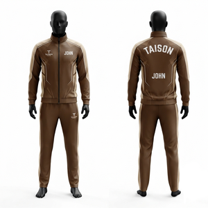 Survêtement de cricket unisexe 300 grammes, imperméable, respirant, écologique, à capuche, en polyester interlock, hiver, gris marine, avec empiècements - Product Image 2