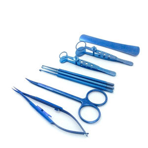 Kit de Instrumentos Quirúrgicos Oftálmicos de Titanio para Cirugía de Calázion, 8 Piezas, Ortopédico - Product Image 3