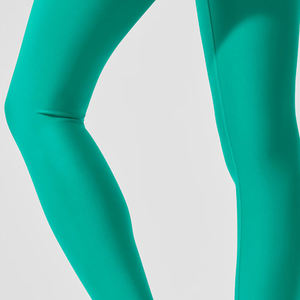 TAYUMA INDUSTRIES Leggings de yoga tricotés taille haute en polyester et coton biologique, longueur cheville, style vintage, anti-bactériens pour femme - Product Image 6