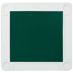 Tavolo da Mahjong Portatile per 4 Giocatori, Pieghevole Quadrato in Feltro Verde con Vassoi Porta Chip e Portabicchieri per il Gioco d'Azzardo - Product Image 4